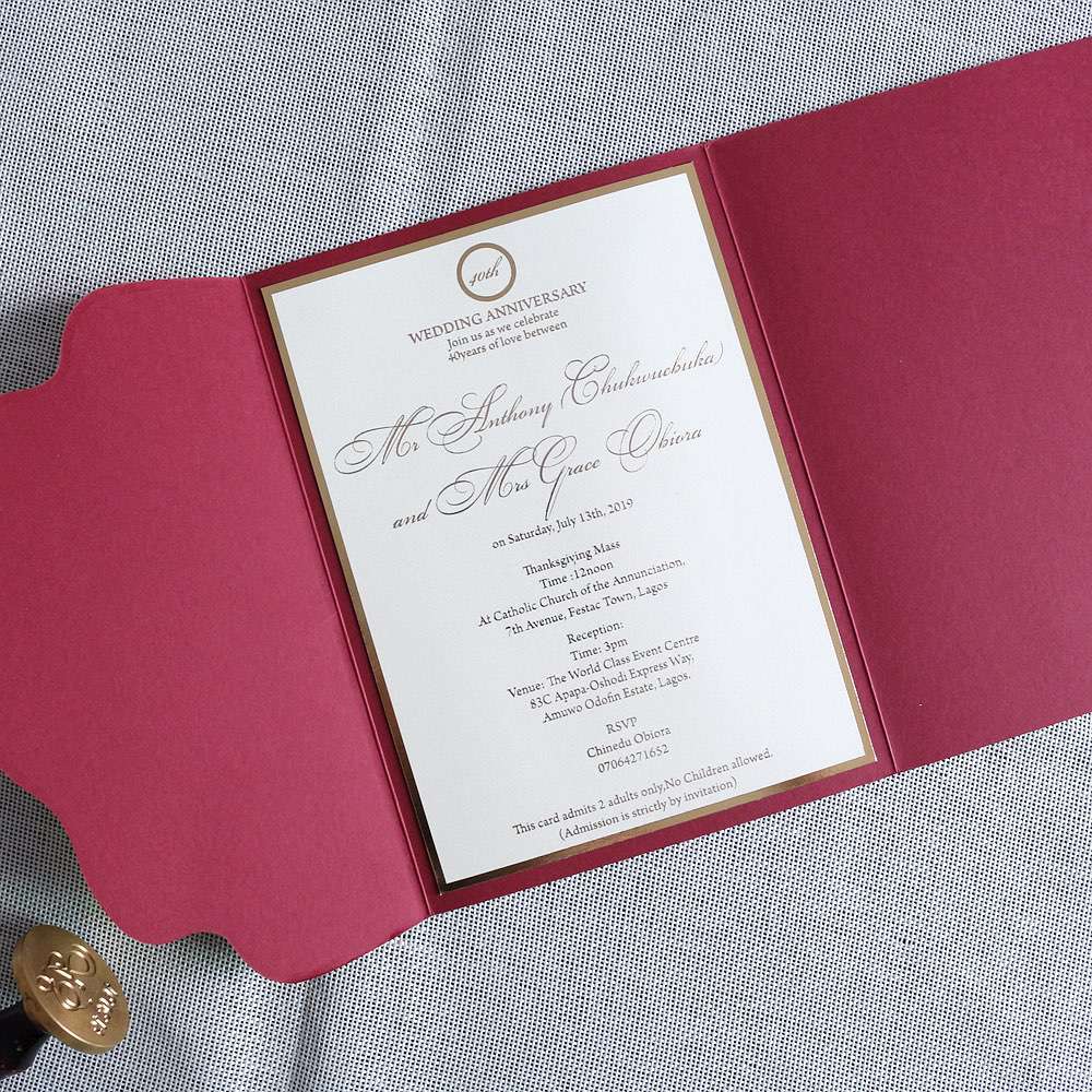 wedding invitation